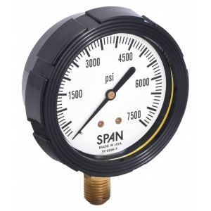 Span 2-1/2 General Purpose Pressure Gauge 0 to 7500 psi Lfs-210-7500-g-kemx - All