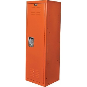 Orange Wardrobe Locker 1 Wide 1 Tier Openings 1 15 W X 15 D X 48 H - All