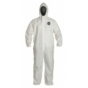 Dupont Hooded Disposable Coveralls 3Xl White ProShield R 60 Ng127swh3x0025np - All