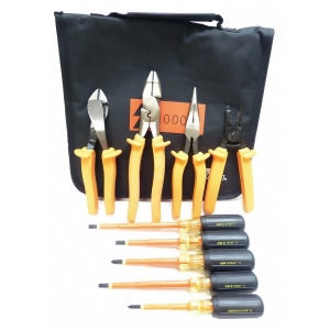 Ideal 9-Pc Insulated Tool Kit Includes Soft Carrying Case 35-9108 - All