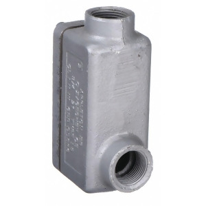 Lb-style 3/4 Conduit Outlet Body with Cover Threaded Iron 7.3 cu. in. - All