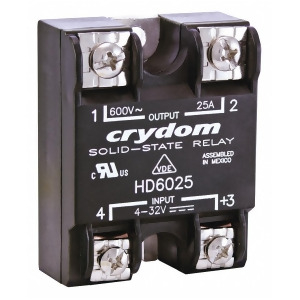 Crydom 1-Pole Surface Mount Solid State Relay; Max. Output Amps w/Heat Sink 50 - All