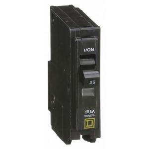 Plug In Circuit Breaker Qo Number of Poles 1 25 Amps 120/240Vac Standard - All