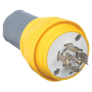 Hubbell Wiring Device-kellems Watertight Locking Plug Hbl26w81 - All