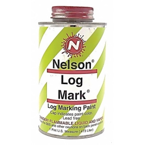 Nelson Paint Water-Base Log Marking Paint Red 16 oz. 1 pt. Red 28 4 Pt Red - All