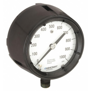 Ashcroft 4-1/2 Process Pressure Gauge 0 to 1000 psi 451279As04l1000# - All