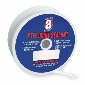 Anti-seize Technology 3/4 W Ptfe Joint Sealant Tape White 180 Length 28020 - All