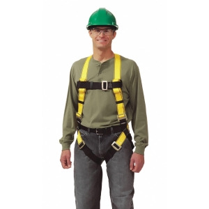 Msa Workman Full Body Harness with 400 lb. Weight Capacity Yellow Xl - All