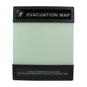 Accuform Evacuation Map Holder 8-1/2 in. x 11 in. 8-1/2 x 11 Dta240 - All