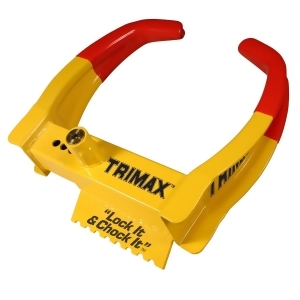 Trimax Tcl65 Trimax Tcl65 Deluxe Universal Wheel Chock Lock-Yellow/Red - All