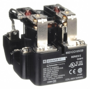 480Vac 8-Pin Surface Open Power Relay; Electrical Connection Screw Clamp - All