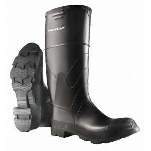 Dunlop 16 H Men's Knee Boots Steel Toe Type Pvc Upper Material Black Size 11 - All