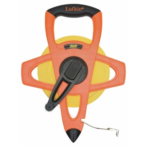 Lufkin 300 ft. Fiberglass Sae Long Tape Measure Black/High Visibility Orange - All