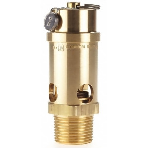Conrader Brass Air Safety Valve with Soft Seat Valve Type Air Srv765-1-125 - All