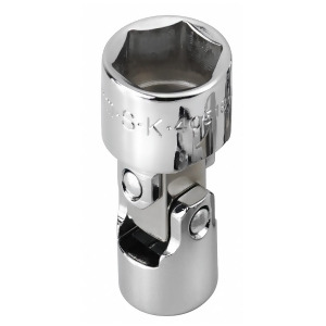 24Mm Alloy Steel Flex Socket with 3/8 Drive Size and Chrome Finish - All