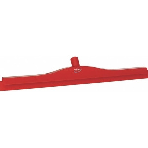 Vikan 24 W Straight Double Rubber Floor Squeegee Without Handle Red Red 77144 - All