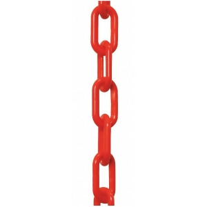 Mr. Chain Plastic Chain 1-1/2 In x 50 ft Red 1-1/2 Polyethylene Red 30005-50 - All