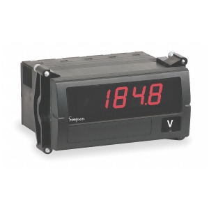 Simpson Electric Digital Panel Meter Dc Voltage F35-1-14-0 - All