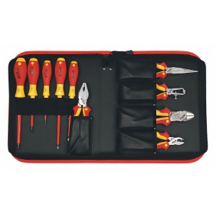 Wiha Tools 10-Pc Insulated Tool Kit Includes Black Cordura Case 32891 - All
