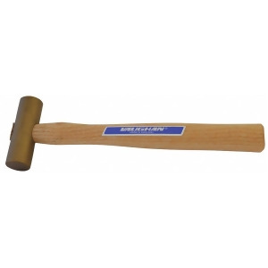 Vaughan Brass Mallet 12 oz. Head Weight Hickory Handle Material Bm100 - All