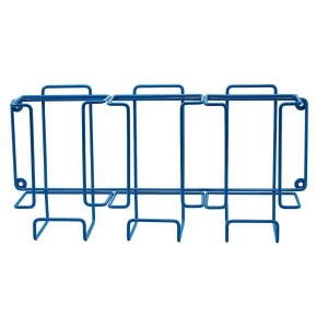Gloves Dispenser Rack Blue Epoxy Coated Wire Holds 3 17-1/2 Width - All