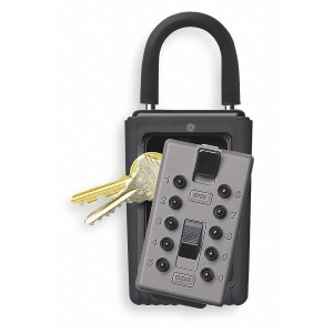 Kidde Lock Box Push Button 3 Key Capacity Mounting Type Padlock Metal 1166 - All