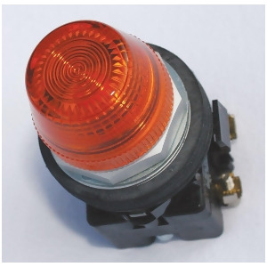 Eaton Pilot Light Complete 30mm Amber Includes Lamp Lens Ht8hfaf7 - All