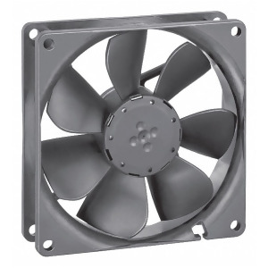 Ebm-papst Square Axial Fan 3-5/8 Width 3-5/8 Height 24Vdc Voltage 3414Nhu - All