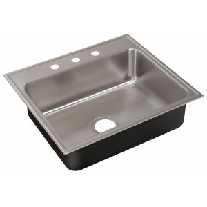 33 x 22 x 8 Drop-In Sink with Faucet Ledge with 28 x 16 Bowl Size - All