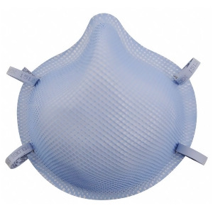 Moldex N95 Disposable Healthcare Respirator Molded Blue Mask Size M 20Pk - All
