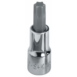 Sk Professional Tools Socket 1/4 in. Dr T27 Torx Chrome Alloy Steel 42927 - All