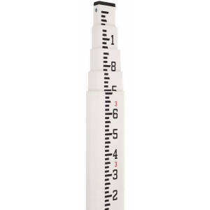 Cst/berger Leveling Rod 5 Sections Fiberglass White 06-916 - All