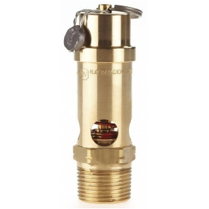 Conrader Brass Air Safety Valve with Soft Seat Valve Type Air Srv530-3/4-075 - All