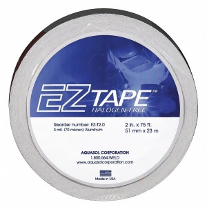 Aquasol Aluminum Tape 2x75 Ft. Coated Aluminum Foil Ez-t 2.0 - All