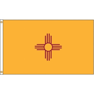 Nylglo New Mexico State Flag 4 ft.H x 6 ft.W Indoor Outdoor Nylon 143770 - All