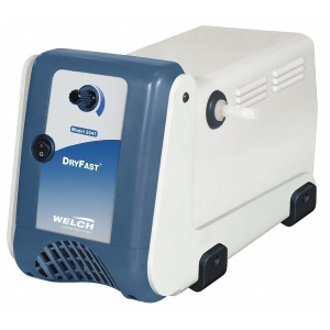 Welch Ip21 Vacuum Pump White/Blue Metal/Resin Includes 115V Plug 2034B-01 - All
