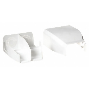 Legrand Pvc Divided Entrance End For Use With 40N2 Raceway White Pvc 40N2f21wh - All