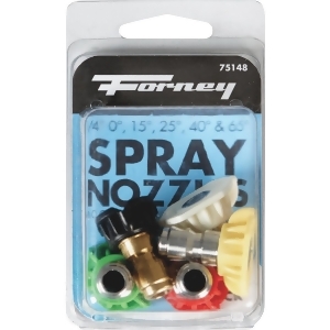 Forney Industries 5 Pack 4.0 Orifice Nozzle 75148 - All