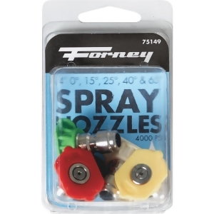 Forney Industries 5 Pack 4.5 Orifice Nozzle 75149 - All