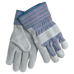 Leather Palm Chore Gloves X-Large Gray/Blue/Red/Black - All