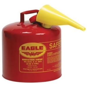 Type L Safety Cans Gas 5 Gal Red Funnel - All