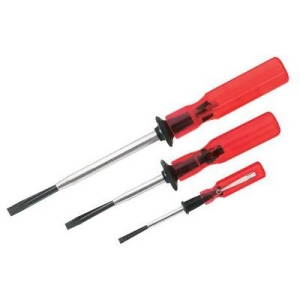 3 Piece Slotted Screwdriver Set - All