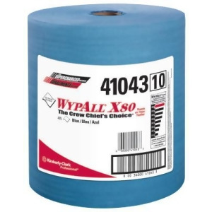 Wypall X80 Towels Jumbo Roll Blue 475 Per Roll - All