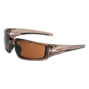 Hypershock Safety Eyewear Espresso Polarized Lens Hard Coat Black Frame - All