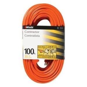 Outdoor Round Vinyl Extension Cord 100 Ft - All