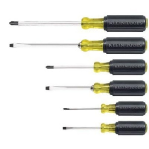 6-Piece Screwdriver Set Phillips; Slotted - All