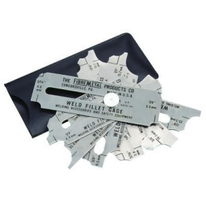 Weld Fillet Gages Set 1/8 in 1 In Stainless Steel - All