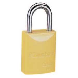 Pro Series High Visibility Aluminum Padlocks 1/4 dia 1 1/16 l X 25/32 w Yellow - All