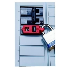 Single Pole Circuit Breaker Lockouts 120v Red - All