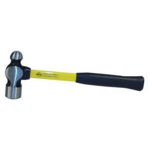 Classic Ball Pein Hammer Fiberglass Handle 14 In Carbon Steel 32 Oz Head - All